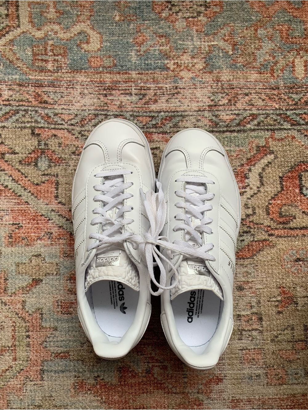 Addidas Gazelle Bold White